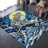 2025 New Snow Leopard Animal Carpet Rug for Living Room Bedroom Home Sofa Decoration,Kids play Non-slip Floor Mat114