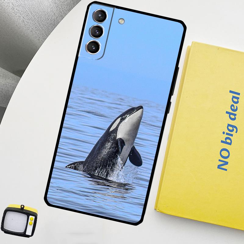 Killer Whale Orca Phone Case For Samsung Galaxy S25 Ultra S21 S22 S23 S24 Ultra S9 S10 S20 Plus S25 FE Cover