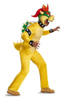 Super Mario Brothers Bowser Deluxe Kostium dla Mężczyzn Produkt (Rozmiar XL) [Produkt]