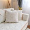 Cotton Corner Sofa Cover White Floral Pattern Four Seasons Universal Modern Simplicity Sofa Cushion Towel  L Shape Couch Cover