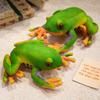 Non-Toxic 28/38Cm Lifelike Frog Plush Pillow Toys Simulation Cartoon Animal Stuffed Creative Plush Frog Home Decor Xmas Birthday Gifts