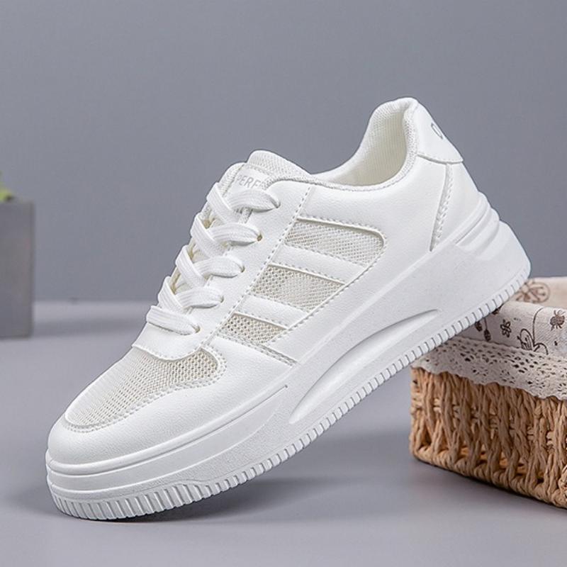 Women Mesh Hollow Casual White Shoes Summer Fashion All-match Sneakers Outdoor Non Slip Jogging Sports Shoes Zapatillas De Mujer