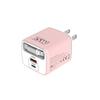 Macaron Color 65W Fast Charging Retractable Cable Charger: 1PD+USB Multi-Port Travel Mobile Phone Charger