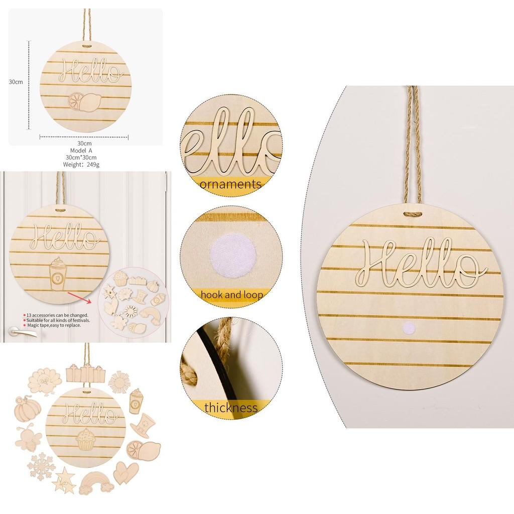 Creative Original Color Door Sign Hanging Ornament For Stylish Home Decoration