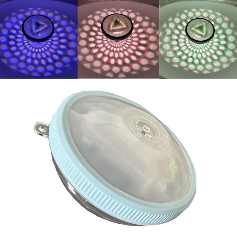 Outdoor Floating Pool Light Underwater Glowing Lamp Night Projection Waterproofs Fountain Light for Pool Pond Garden