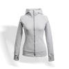 Womens Slim Fit Cropped Hooded Zip-Up Sweatshirt Short Sleeveless Top Korean Style Casual Lightweight Cotton Blend
