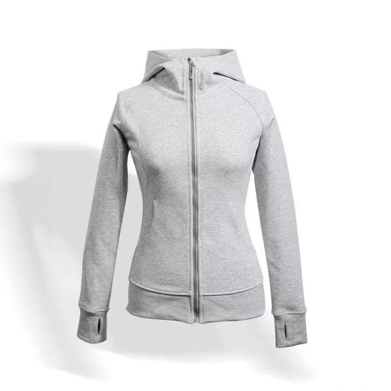 Womens Slim Fit Cropped Hooded Zip-Up Sweatshirt Short Sleeveless Top Korean Style Casual Lightweight Cotton Blend