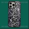 Black lace print New Hot Phone Case For iPhone 16,15,14,13,12,11,Plus,Pro,Max,Mini Soft Magesafe Magnetic Wireless Charge