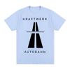 Kraftwerk Autobahn Musik Vintage T-Shirt Electronic Synth Neu! Krautrock Baumwolle Männer T Shirt Neue T T-shirt Frauen Tops