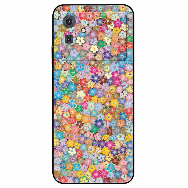 For Cubot Note 21 Case Flower Marble Silicon TPU Soft Phone Bag Cover for CUBOT Note 21 2023 COOL Printing Fundas for Note21