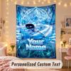 Custom Personalized Tapestry,Astro Bot Print Custom Name Text Wall Art Hanging for Bedroom