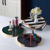 Golden Marble Edge Minimalist Decor Tray