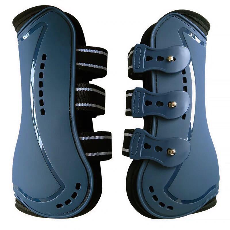 Breathable Equestrian Show Jumping Leg Wraps with Sweat-Wicking Hoof Protection