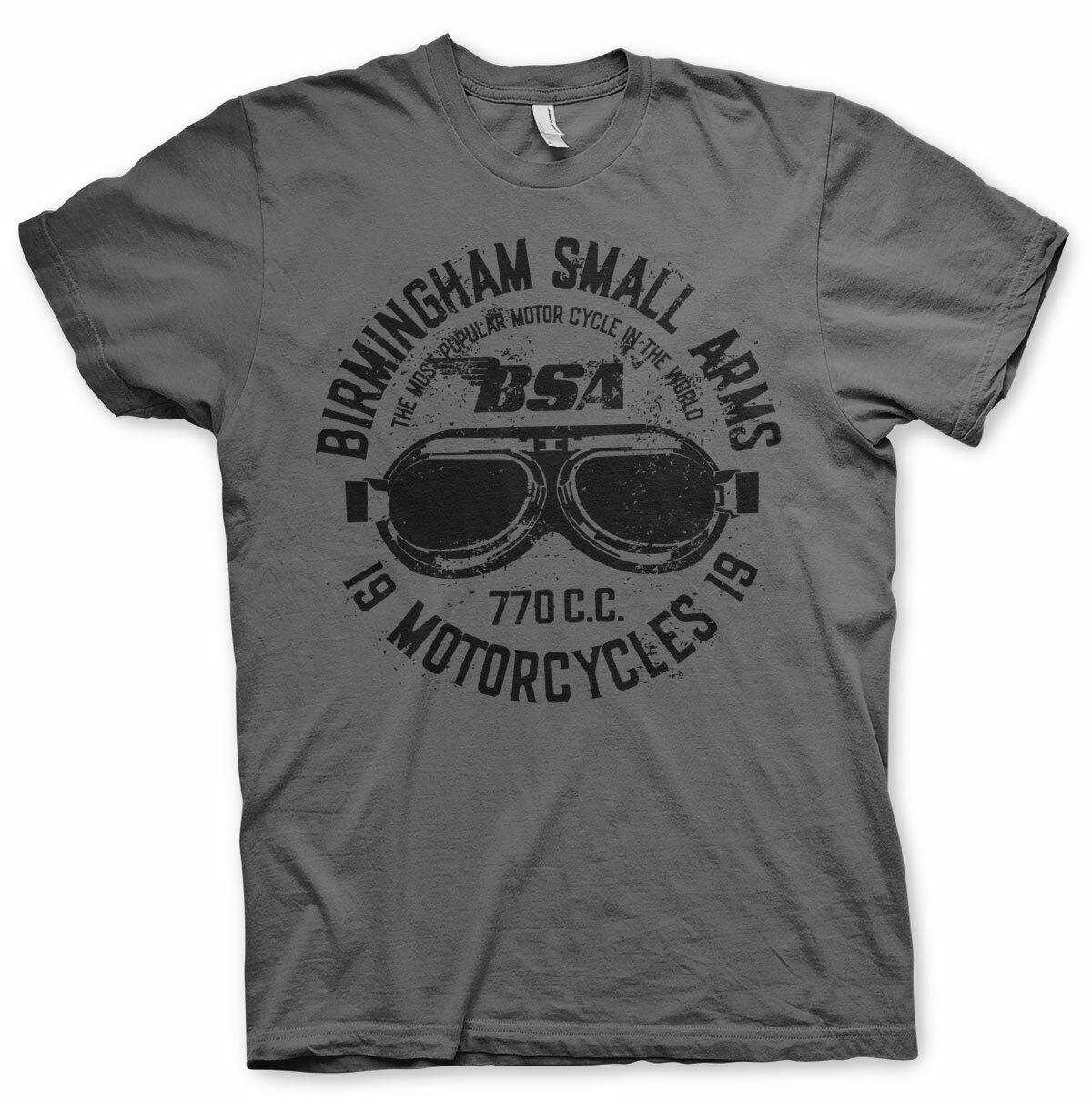 Officially Licensed Birmingham Small Arms Goggles Mens T-Shirt Sizes S-XXL- XXXXL