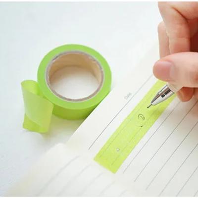 10 Kolorów Cukierkowy Jednolity Kolor Tęcza Taśma Dekoracyjna DIY Scrapbook Artykuły Szkolne Biurowe Dekoracja Dziennika DIY Kreatywne