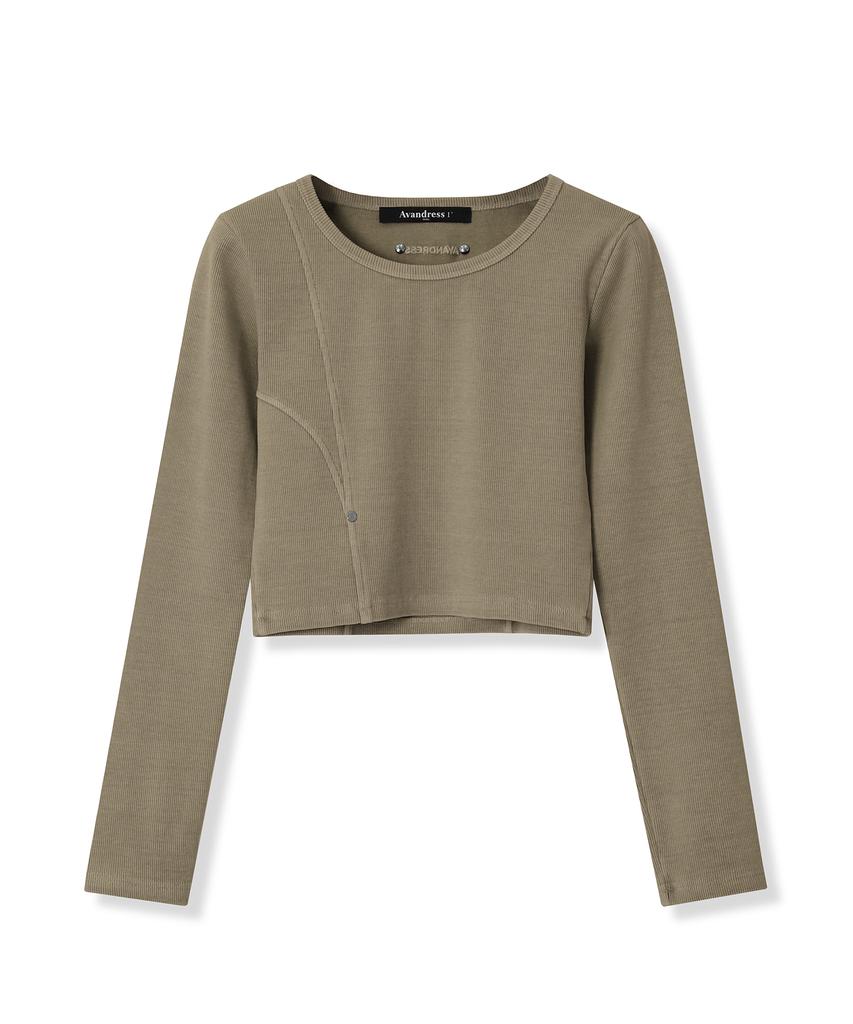 AVANDRESS 3D Pattern Long Tee - 4Col