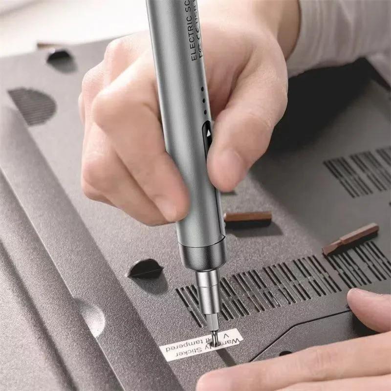 46-in-1 small precision electric screwdriver silent durable battery life rechargeable high torque household repair tool