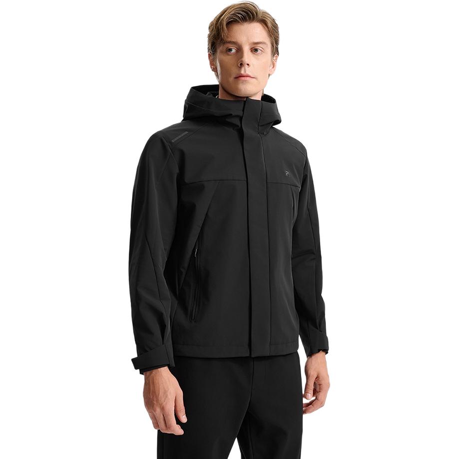 Fila White Casual Outdoor Versatile Simple Woven Hooded Jacket Men Jacket F11M543701FBK