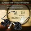 Headband Mount 20X Magnifier Double Eye Glasses  Jeweler Inspect Tool