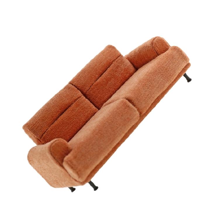 Miniature Dollhouses Sofa Couch 1/10 Scale Handcrafted Furniture For Living Room Bedroom