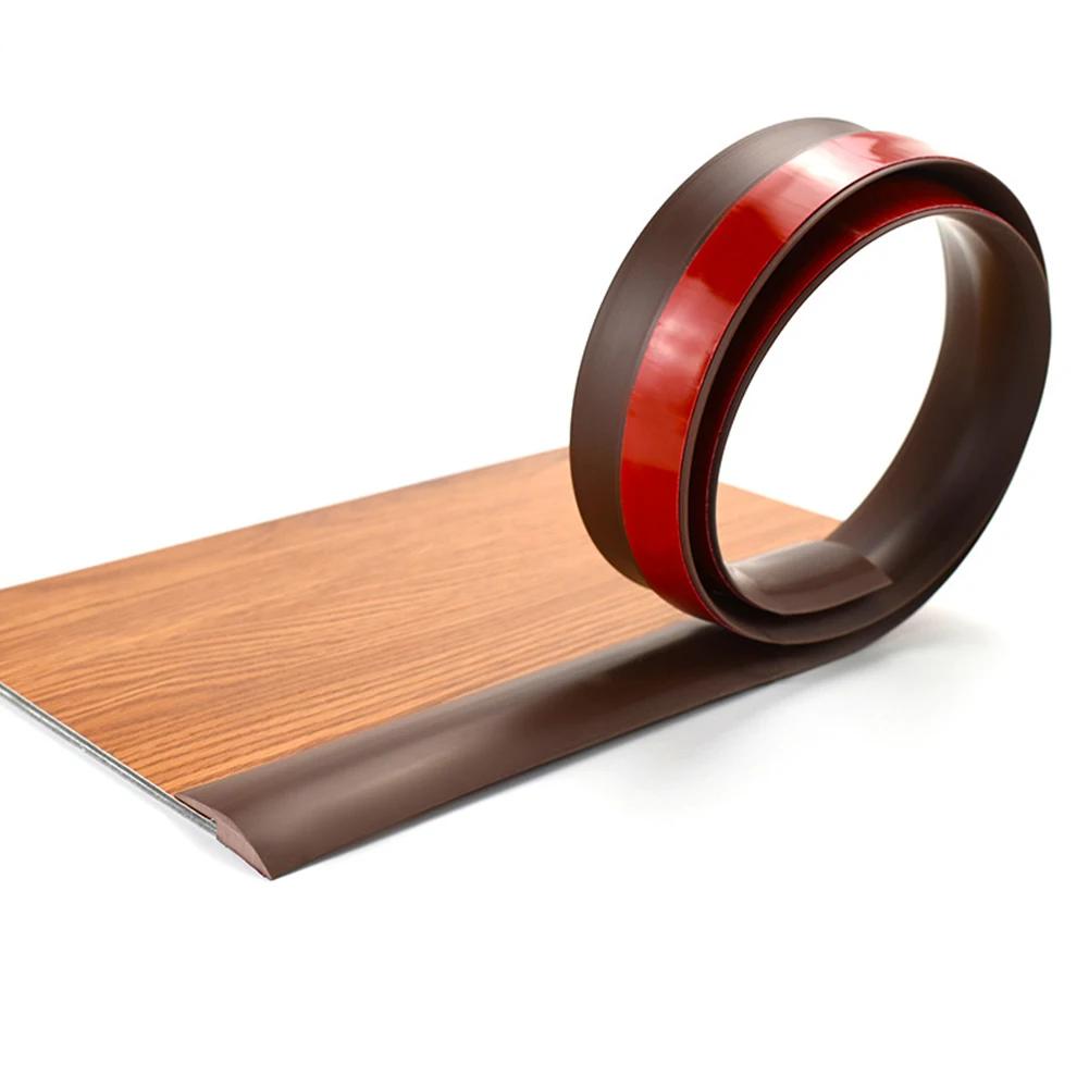 Self-adhesive Seam Strip PVC Flooring Threshold Transition Sealing Strips Floor Threshold Anti-collision Seam Edge Trim