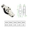 10pcs Stainless Steel  Single Pulley Strong  For Marine Lifting Hand Tools Power Tool Accessories Household Supplies