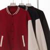 Autumn and Winter New 0 Contrasting Color Baseball Jersey Loose Casual Couple Jacket