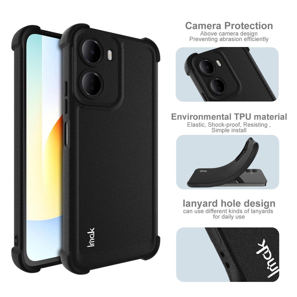 Redmi 15A 5G Phone Case IMAK Shock-resistant Soft Case