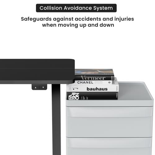 Adjustable Height Table Up Up Frigg Black