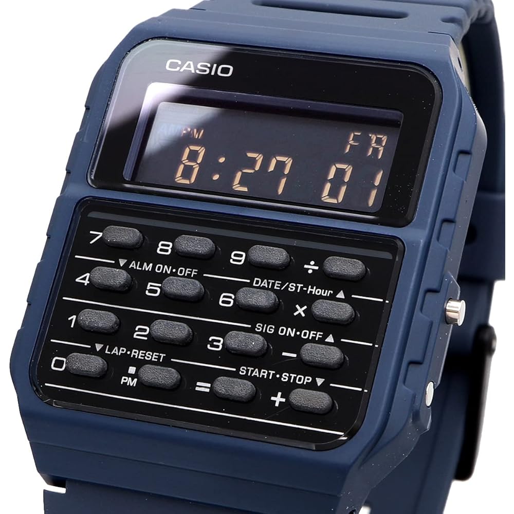 Casio Standard Calculator Watch CA-53WF-2B Digital Display Black Water Resistant