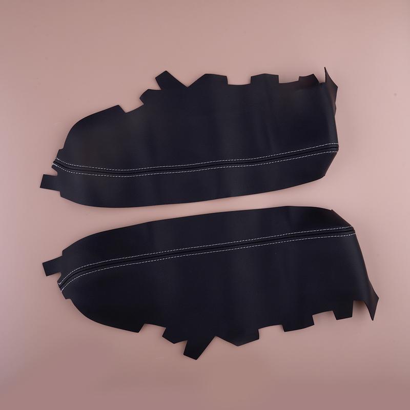 Front Door Panel Armrest Cover Skin Pad Protector Accessory Microfiber Leather Fit for Toyota Avalon 2013 2014 2015 2016-2018