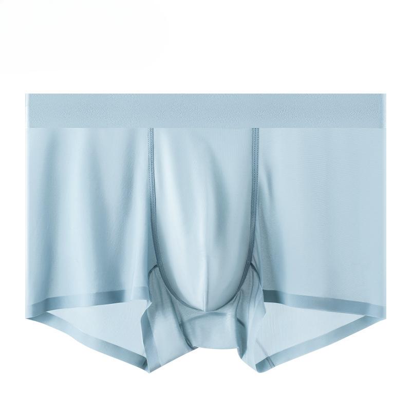 Pánské boxerky z čisté bavlny, antibakteriální, s vnitřním rozkrokem, prodyšné, pro chlapce, jednobarevné, pro mladé muže, do poloviny pasu