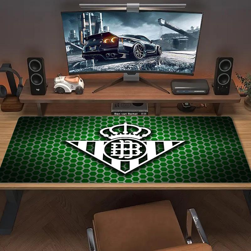 Real Betis stone Color Mouse Pad Large Gaming Table Cushion Non-slip Laptop Tablet Big Mousepad XXL Mat Mini PC Playmat With Lock edge
