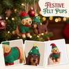 Christmas Dog Tree Ornament – Hanging Decoration for and Scene Setting