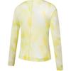 SAUCONY Mesh Trendy Versatile Comfortable Slim Fit Breathable Long Sleeve Lightweight Sun Protection Top Women Tops Yellow Green Ombre SC1249008A-PR61