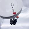 Bowknot Butterfly Heart Phone Charm Straps Car Keys Hanging Pendants Y2K Bag Decoration Lanyard Purse Accessories