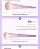 Cross Star Dai Zi 10-Piece Makeup Brush Set: Eyeliner, Nose Shadow, and Beginner Brushes in Milk Purple
