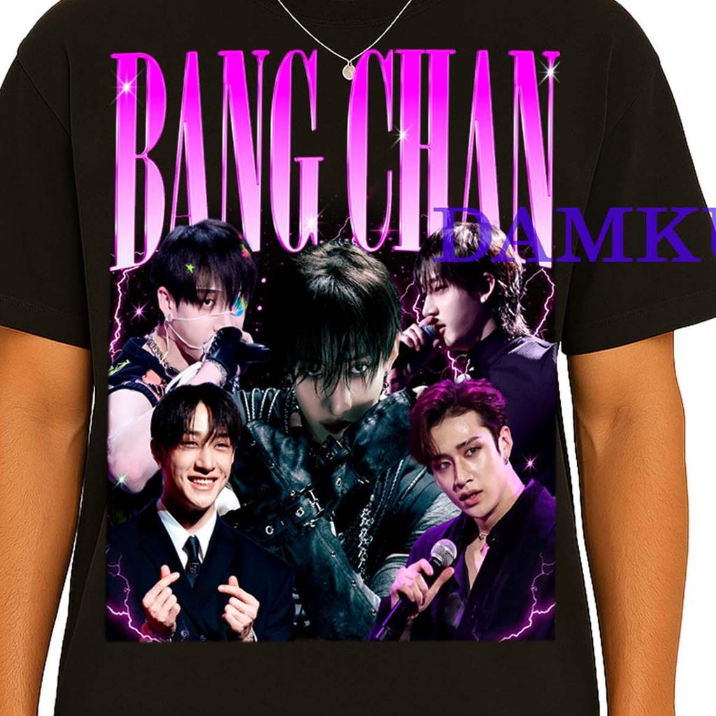 Bang Chan Shirt, Bang Chan Vintage TShirt, Bang Chan Retro Fan Tees, Bang Chan Bootleg Tee, Bang Chan T-shirt, Stray Kids Bang Chan Merch