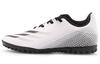 X GHOSTED .4 TF Slip Resistant Low Top Kids' Soccer Shoes Black White Kids' FW6801