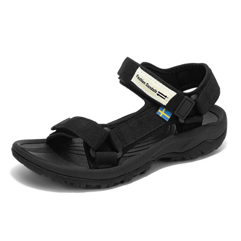 Women's Summer Sports Sandals Breathable Open-Toe Beach Walking Shoes Lightweight Comfortable Flat Sandals for Outdoor Travel