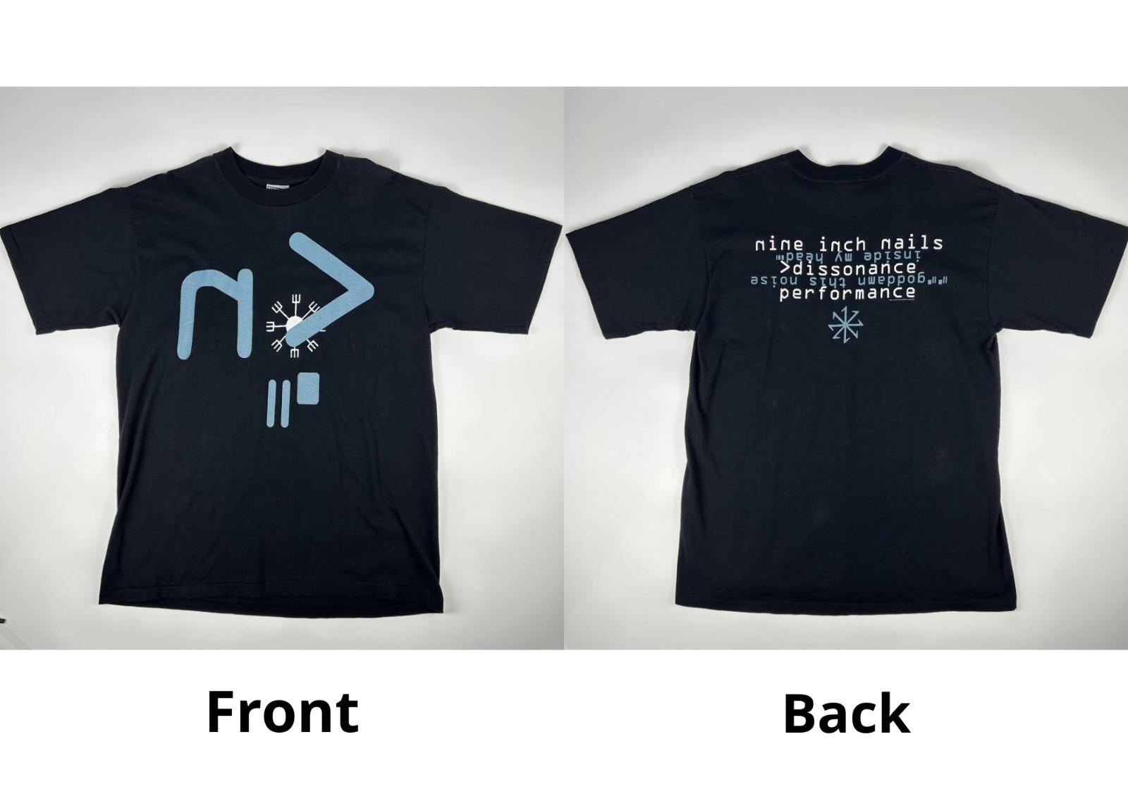 Nine Inch Nails 90s Vintage Merch T-Shirt Reprint Gift For Fans M