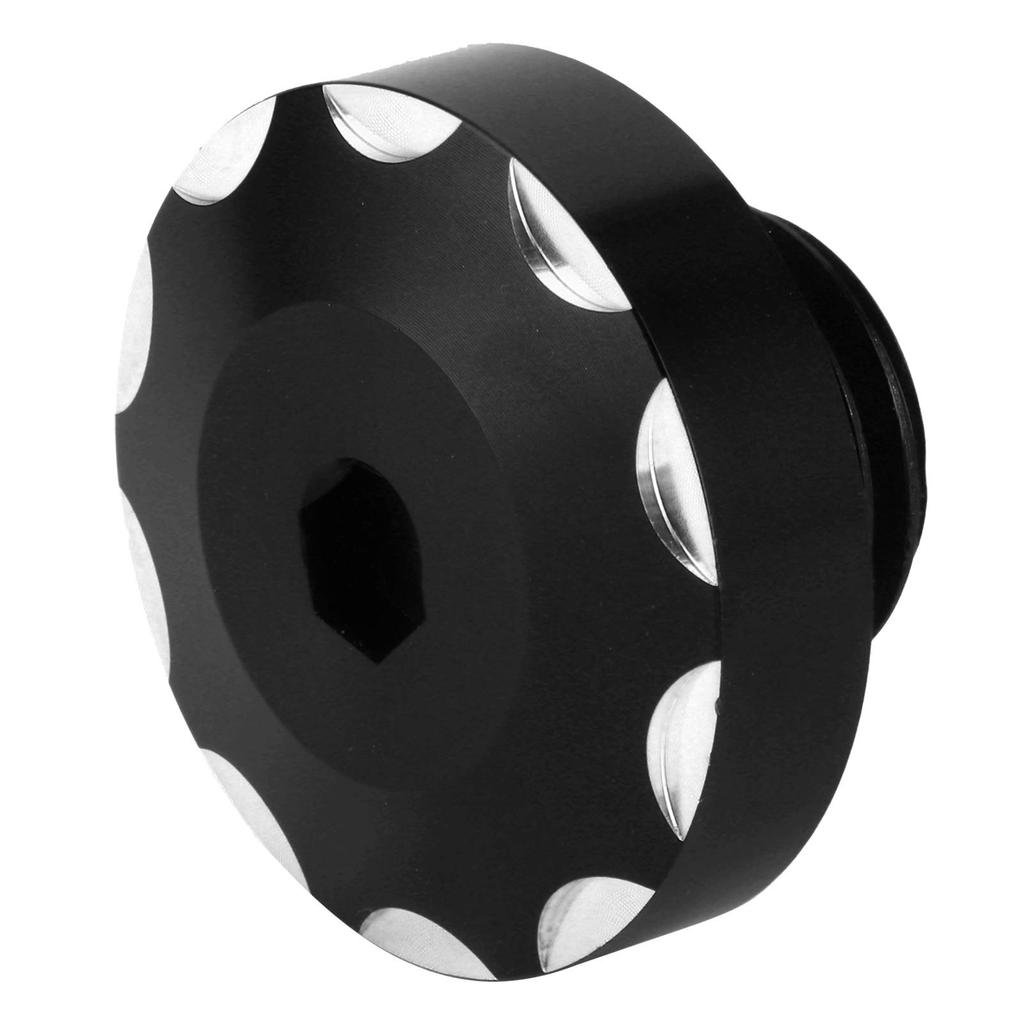 Akozon Tank Cover, Aluminum Alloy Filler Cap Screw Plug Cover Fit