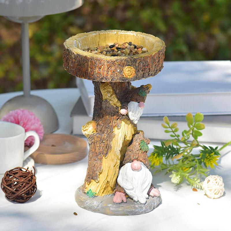 

Decorative Garden Ornaments Funny Bird Food Tray Reusable Decorative Lawn Figurines Patio Resin Art For Home Farmhouse Hotel China Mainland