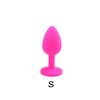 3Pcs/Set Safe Butt Plug With Crystal Detachable Jewelry Anal Plug Vagina Clitoris Vibrator Sex Toy