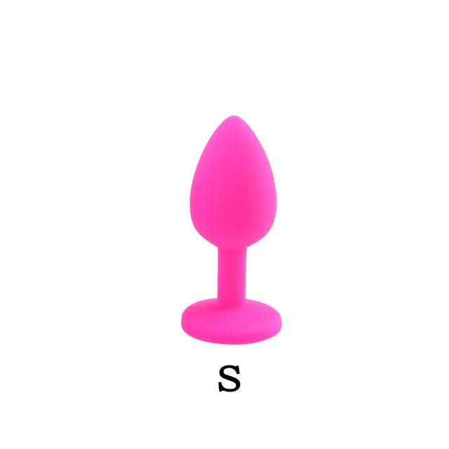 3Pcs/Set Safe Butt Plug With Crystal Detachable Jewelry Anal Plug Vagina Clitoris Vibrator Sex Toy