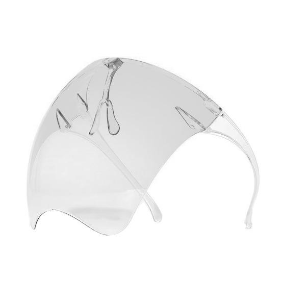 

Захисний щиток для обличчя бризкозахисний, маска для повного захисту обличчя, прозора маска для обличчя з захистом від запотівання, багаторазовий захист від бризок для кухні, приготування їжі, шліфування, різання 1pc чистий