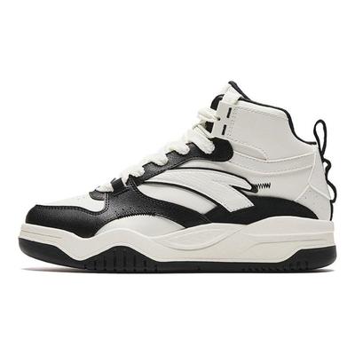 Wave Shoes Comfortable Non-Slip Lightweight Mid-Top Sneakers Women Sneakers Black White 922348088-2