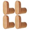 Nordic Wood Clothes Hanger Wall Mounted Coat Hook Decorative Key Holder Hat Scarf Handbag Storage Hanger Bathroom Rack Hook