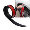 Car Wheel Arch Trim Carbon Fiber Pattern PVC Scratch Proof Car Wheel Eyebrow Anti Collision Strip 3.8 Flat Black Wheel Eyebrows