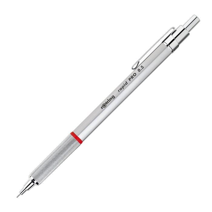 Rotring Rapid Pro Pencil 0.5mm Silver 1904-255